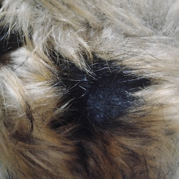 Women's Faux Fur Winter Boots - Black and Brown - Picture 5 of 12